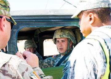 Reserve military police work side by side with Fort Hunter Liggett counterparts