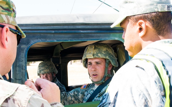 Reserve military police work side by side with Fort Hunter Liggett counterparts