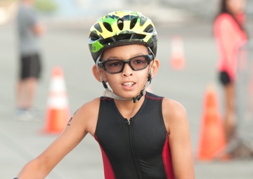 Keiki take on MCB Hawaii triathlon