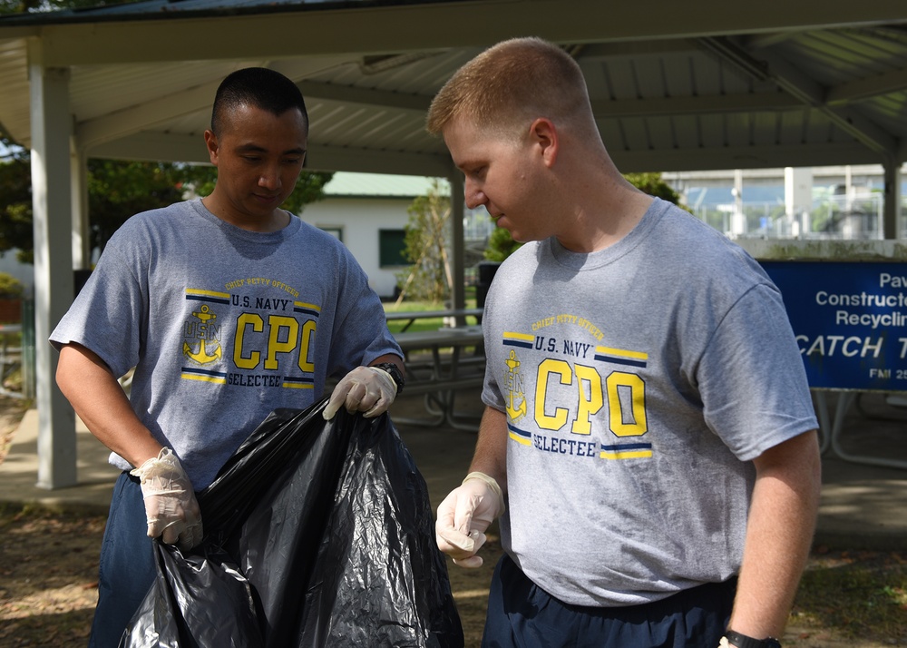 Blue Ridge CPO selectees participate in community service