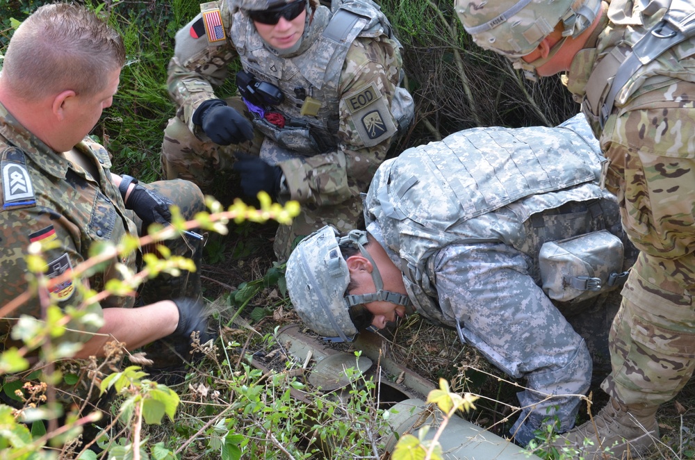 Detecting and removing unexploded ammunition