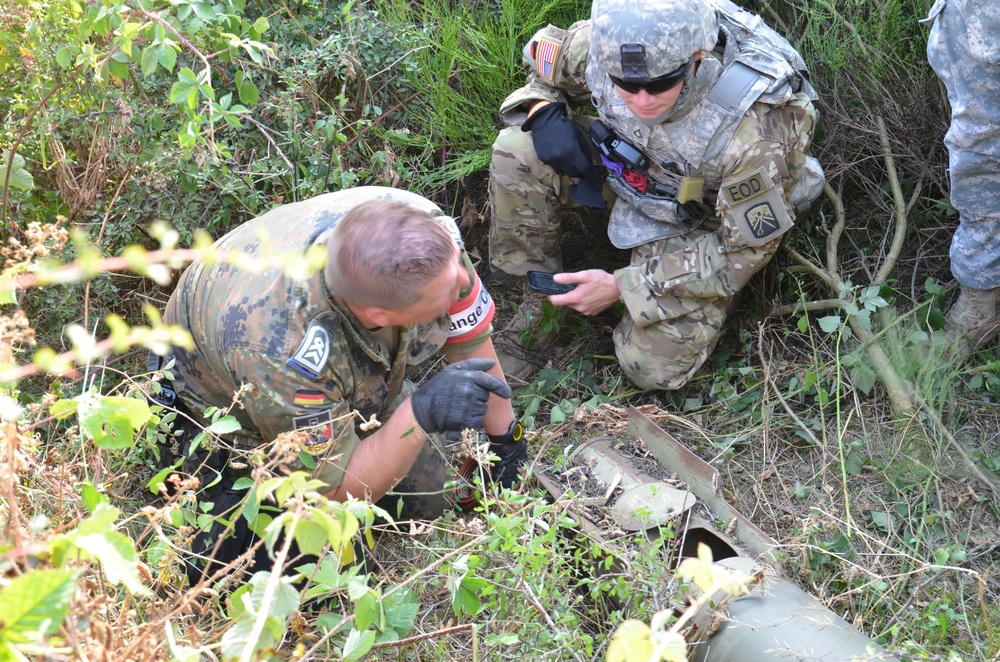 Detecting and removing unexploded ammunition