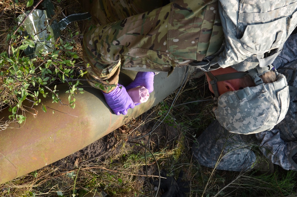 Detecting and removing unexploded ammunition