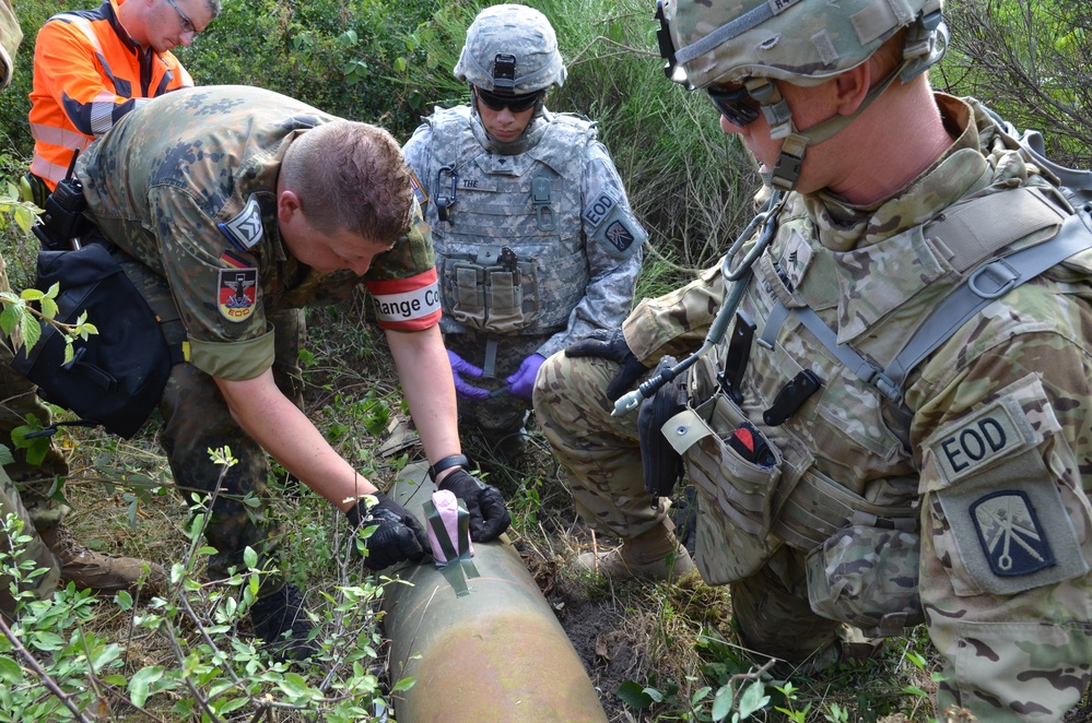 Detecting and removing unexploded ammunition