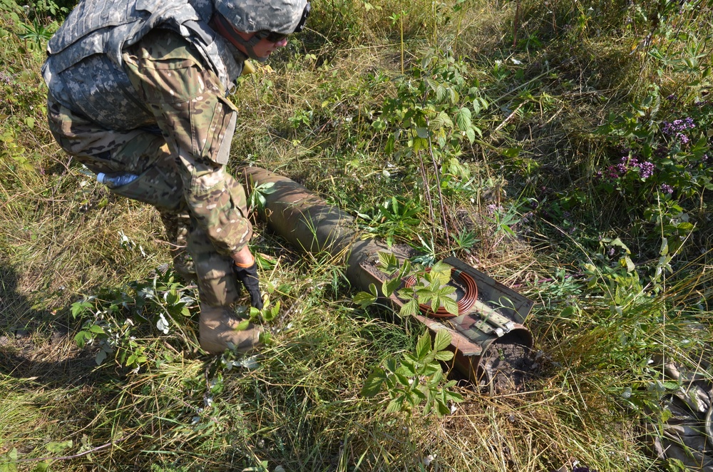 Detecting and removing unexploded ammunition