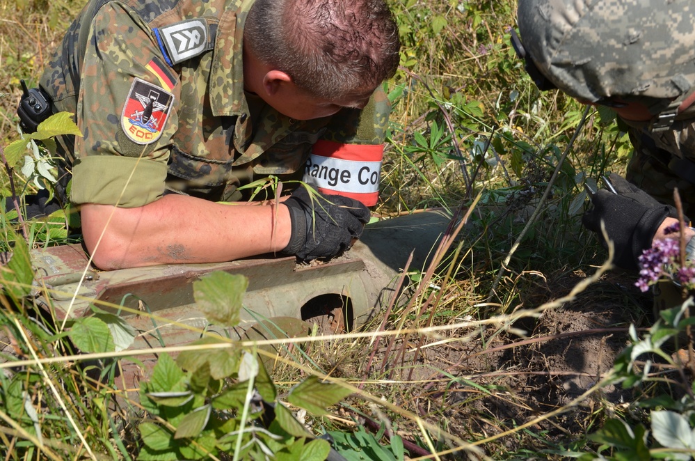 Detecting and removing unexploded ammunition