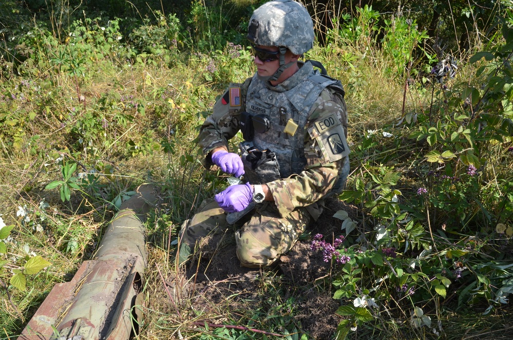 Detecting and removing unexploded ammunition