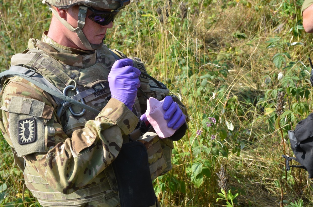 Detecting and removing unexploded ammunition