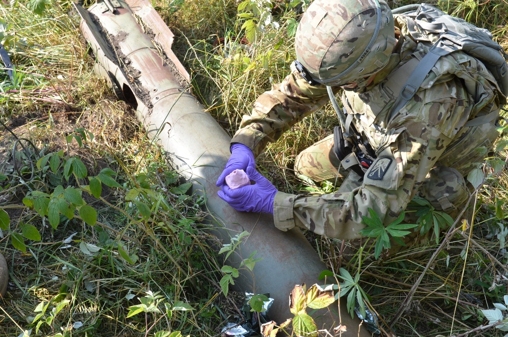 Detecting and removing unexploded ammunition