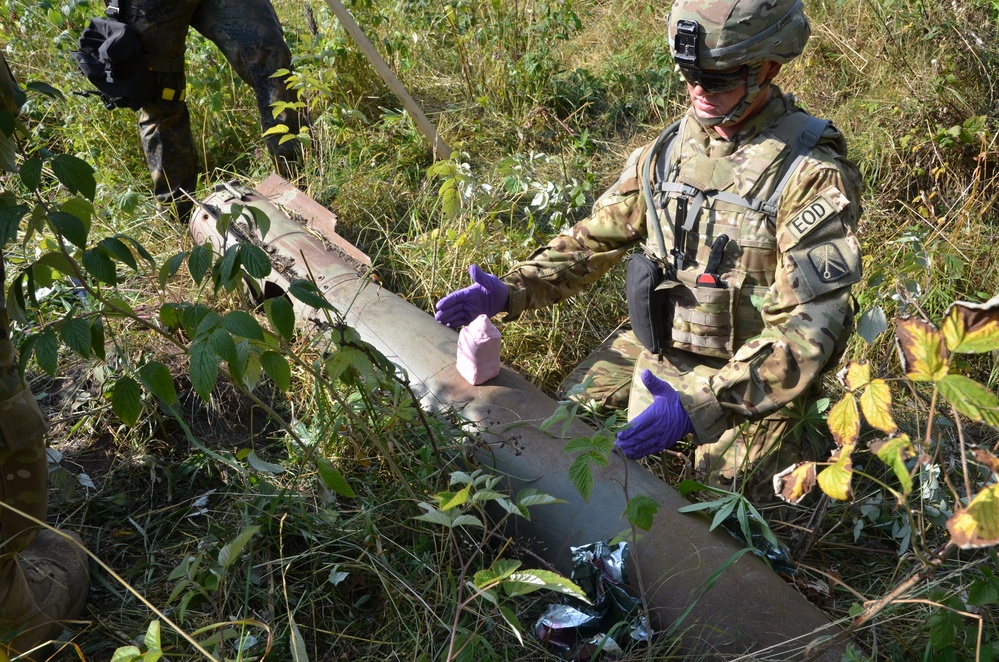 Detecting and removing unexploded ammunition