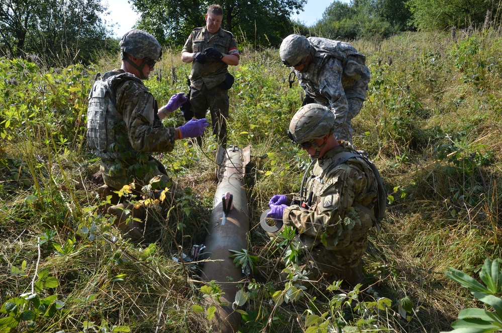 Detecting and removing unexploded ammunition