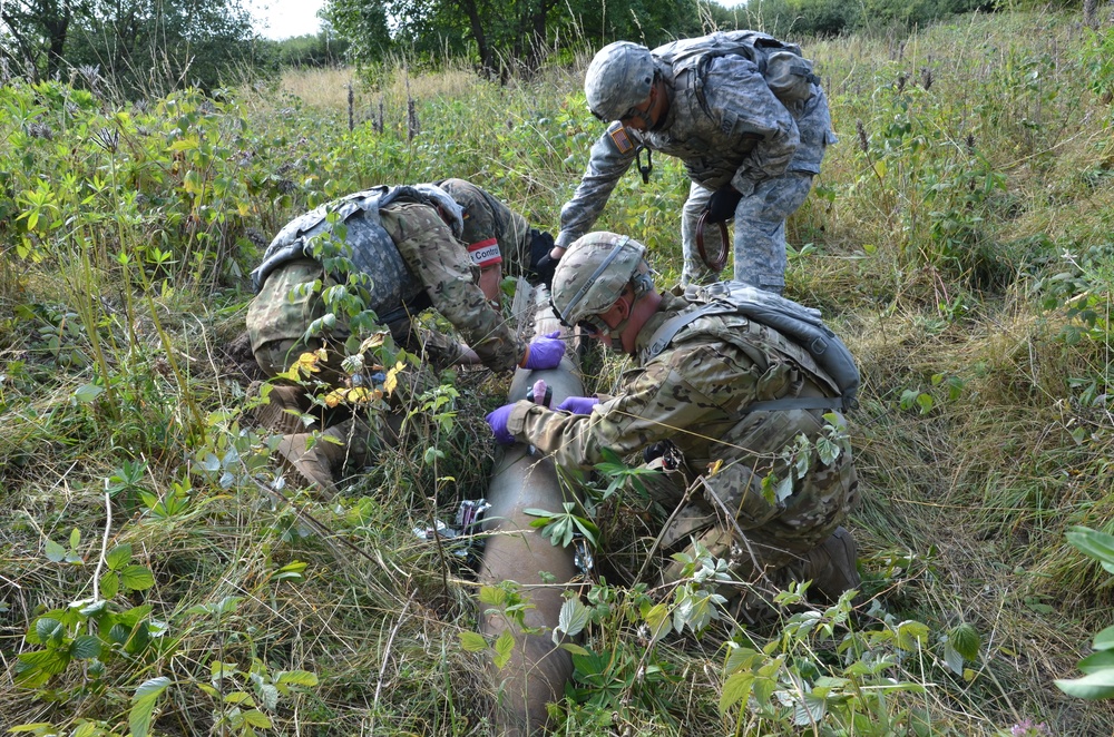 Detecting and removing unexploded ammunition