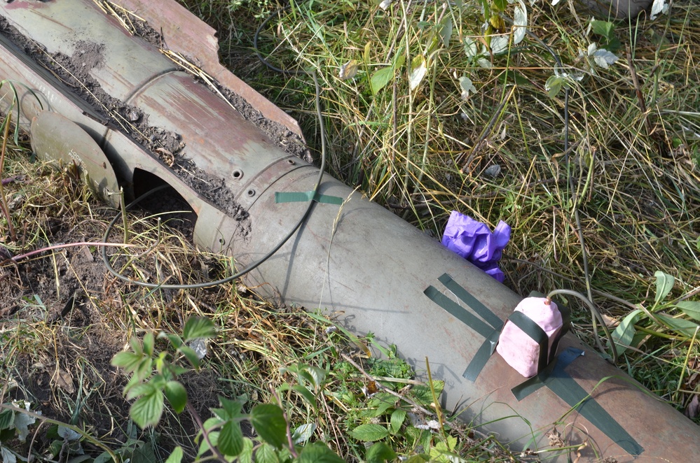 Detecting and removing unexploded ammunition