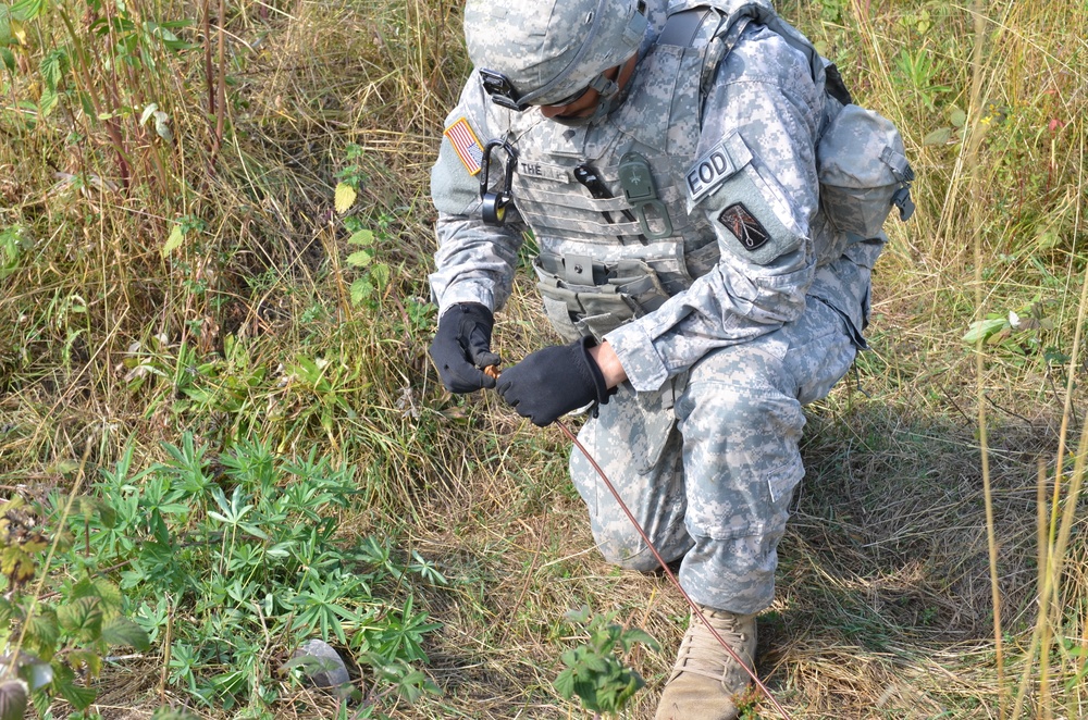 Detecting and removing unexploded ammunition