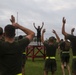 CLR-25 Marines and sailors maintain fitness with 3-mile run, HITT session