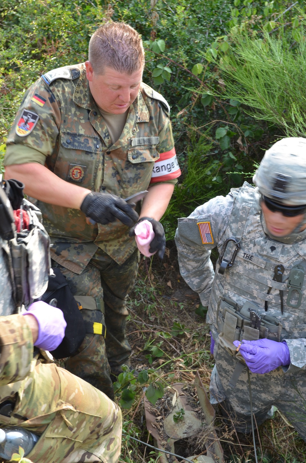 Detecting and removing unexploded ammunition