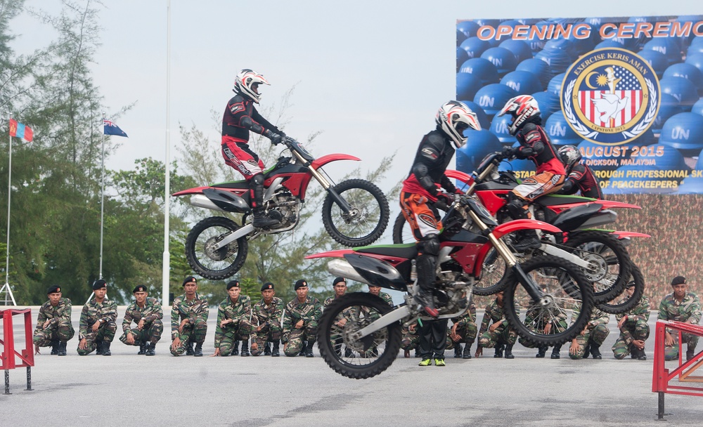 Opening ceremony kicks off Exercise Keris Aman Capstone 2015
