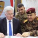 UK secretary of state for defence visits Baghdad