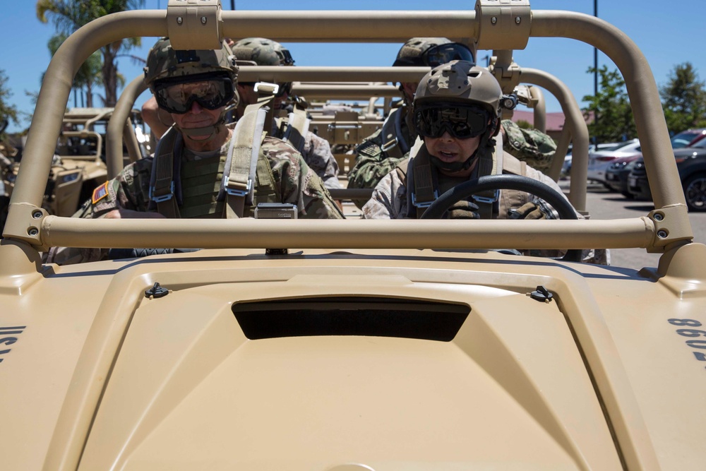 1st Marine Raider Regiment hosts SOCOM Commander for capabilities visit