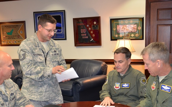 Ninth AF leaders support AFAF