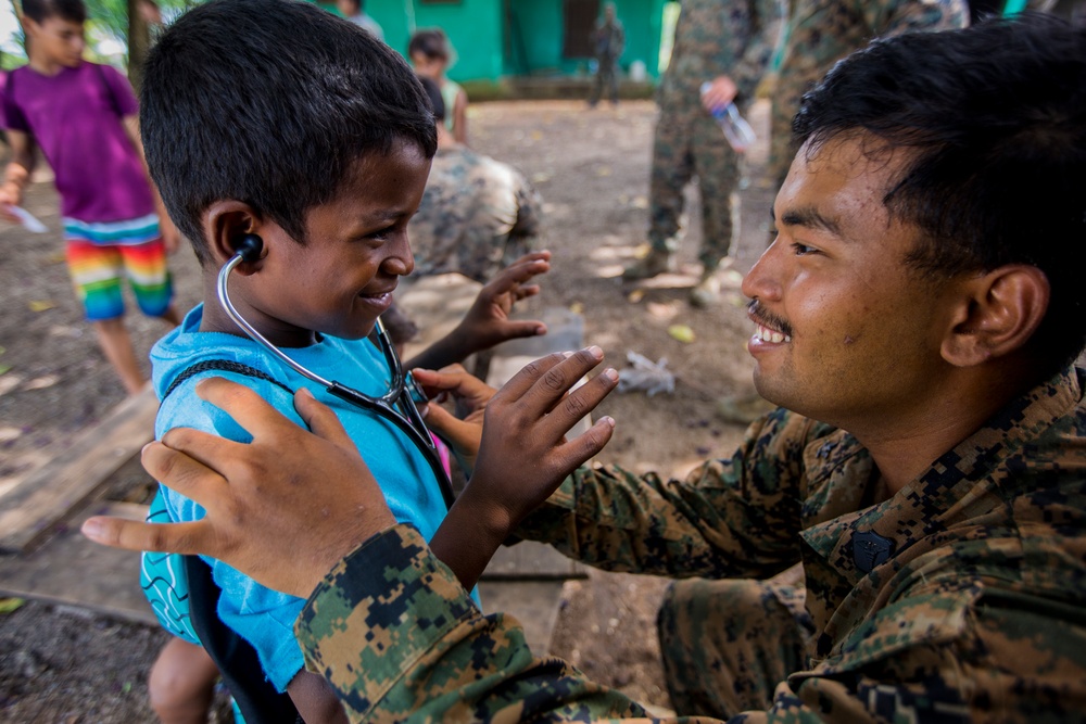 SPMAGTF-SC Marines donate school supplies to Mama Tara's Orphanage