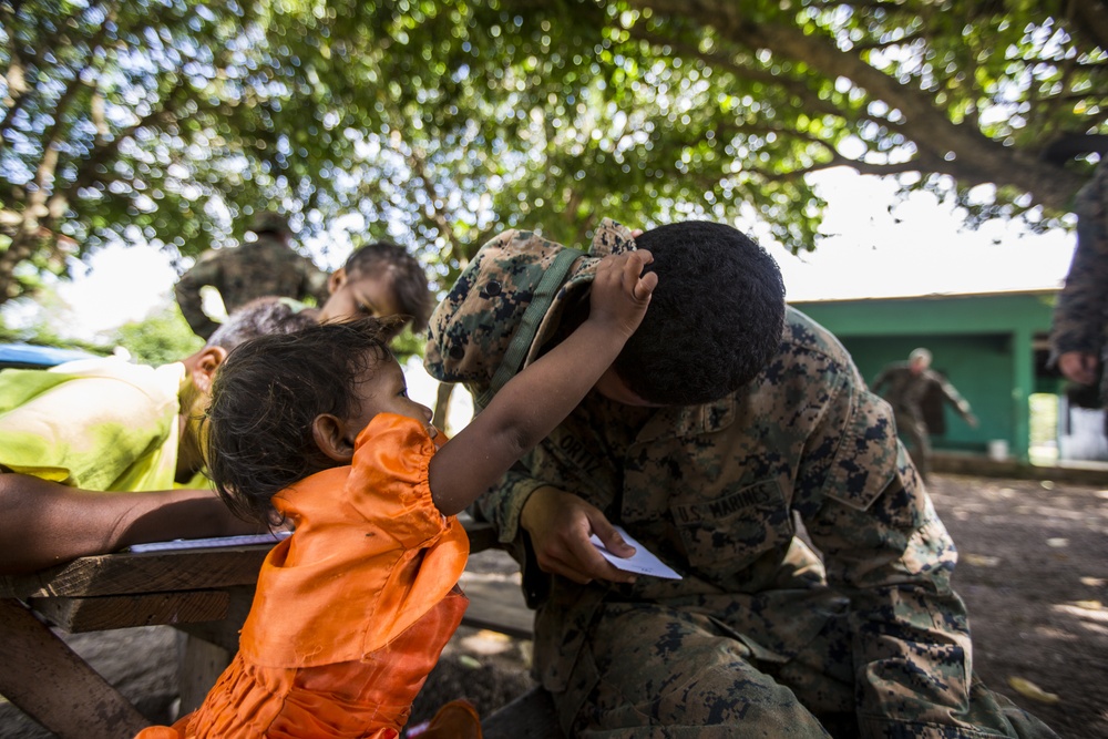 SPMAGTF-SC Marines donate school supplies to Mama Tara's Orphanage