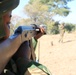 A Zambian Soldier scans his sector of fire