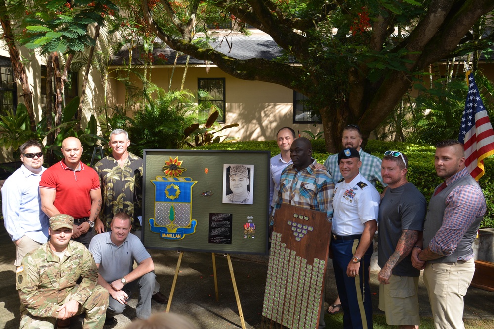 Hospital wing dedicated to Soldier who displayed selfless service