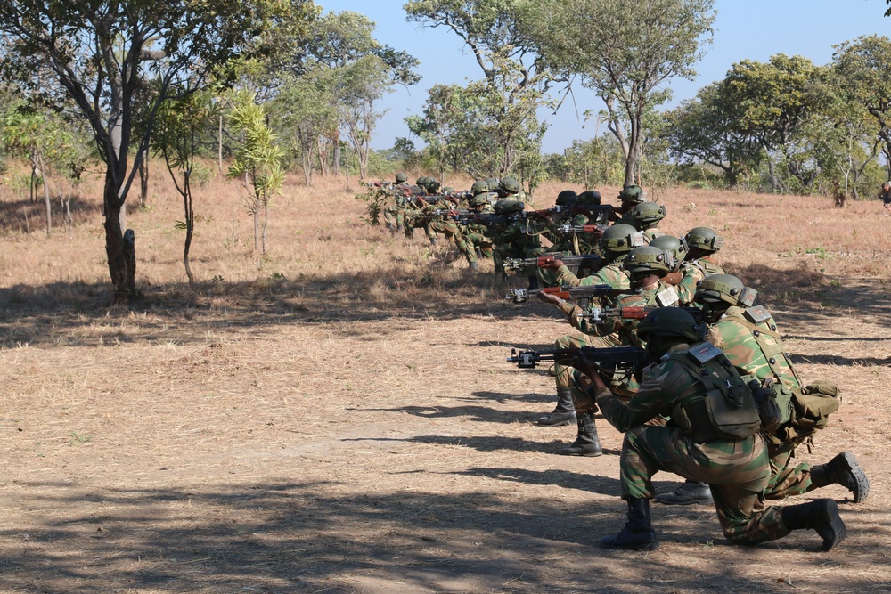 US and Zambian forces conduct quad movements