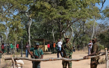 US and Zambian forces