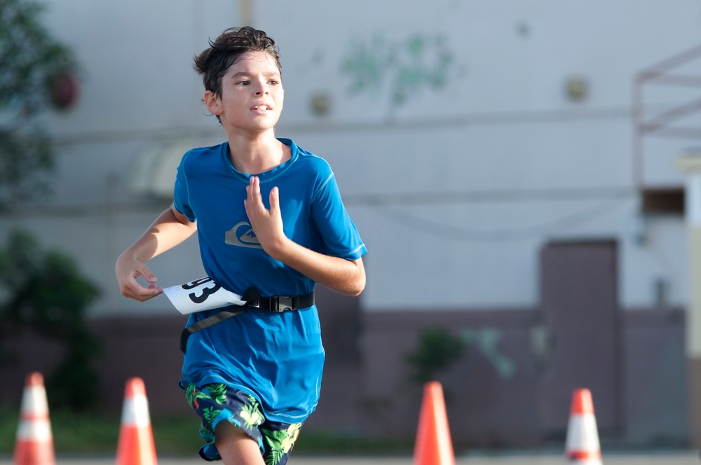 Keiki take on MCB Hawaii triathlon