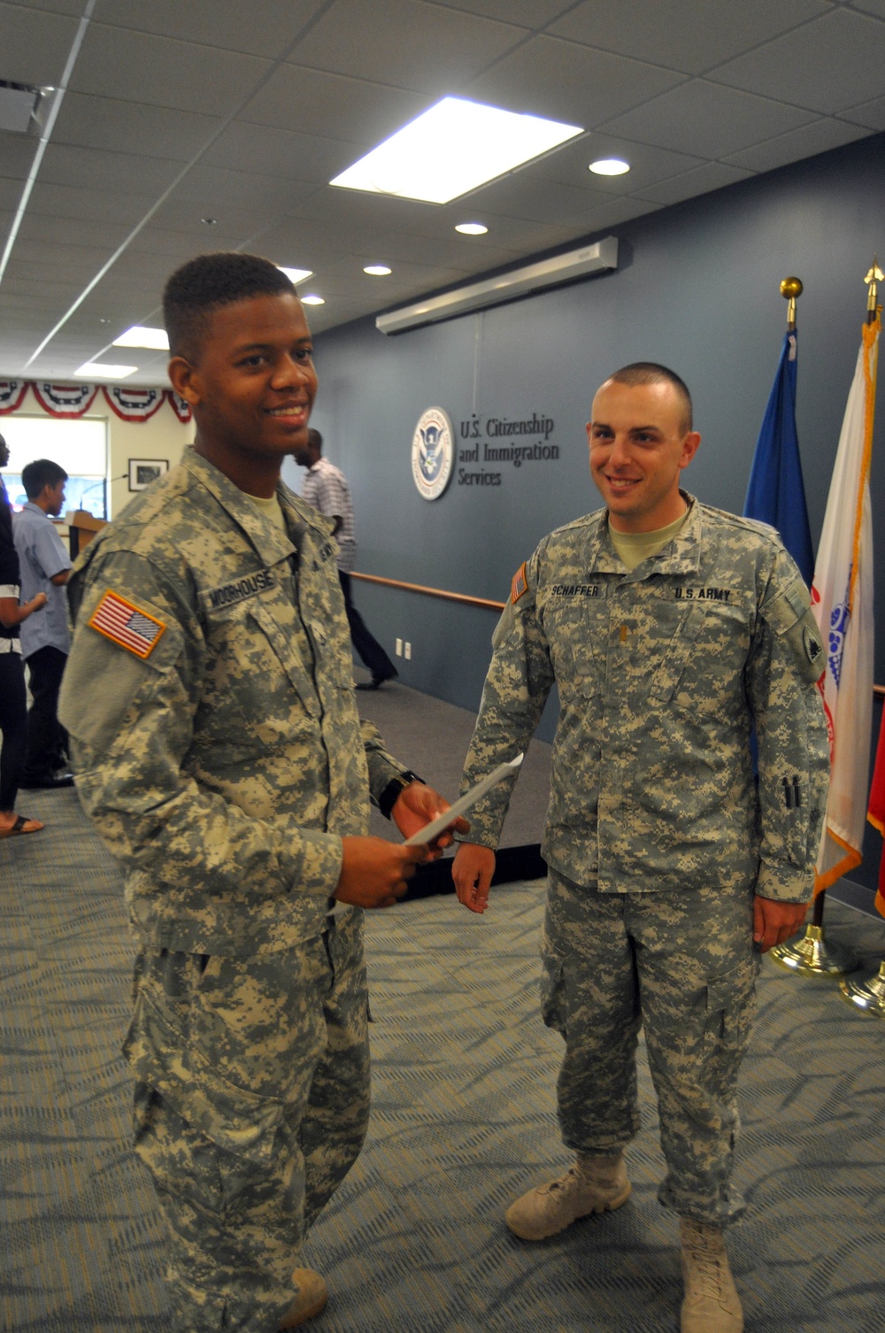 Young Soldier shares experience with DCNG