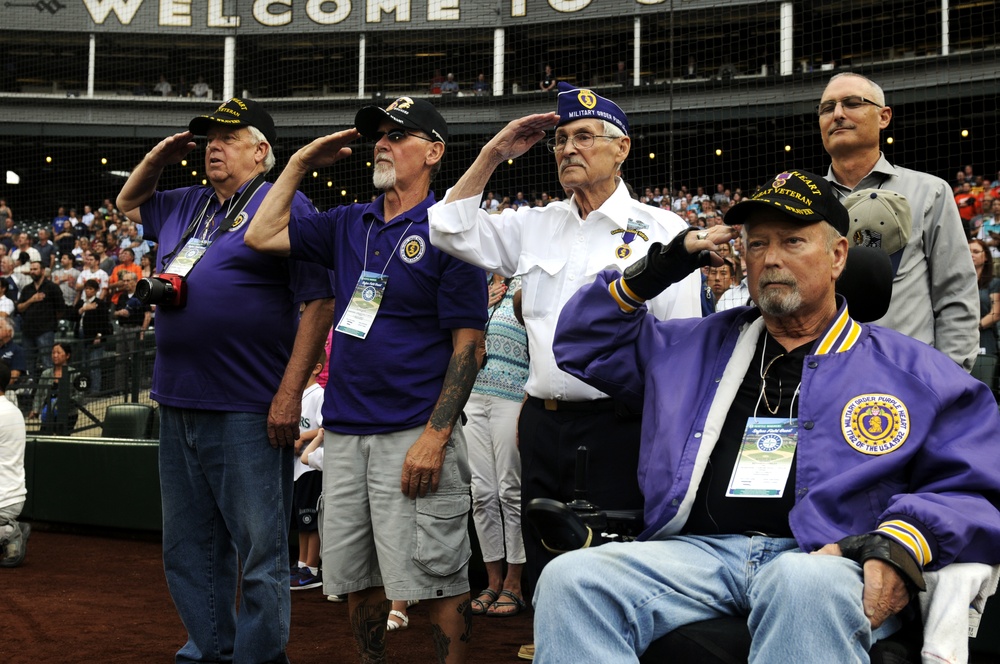 Honored on the mound