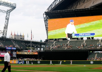 Honored on the mound