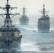 Show of force transit by the John C. Stennis Strike Group