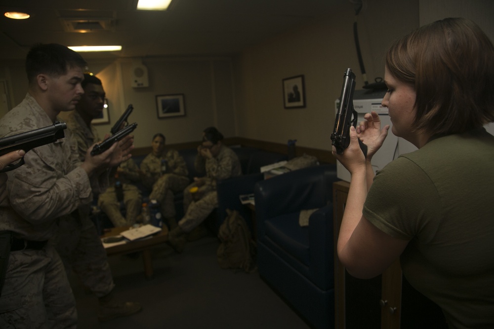 FET Marines practice instructing techniques