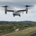 MV-22 Osprey flies to Palau