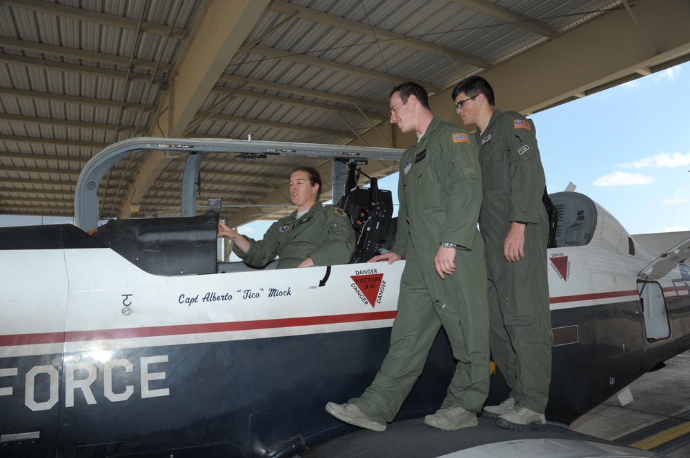 Air Force Academy cadets tour Joint Base San Antonio-Randolph