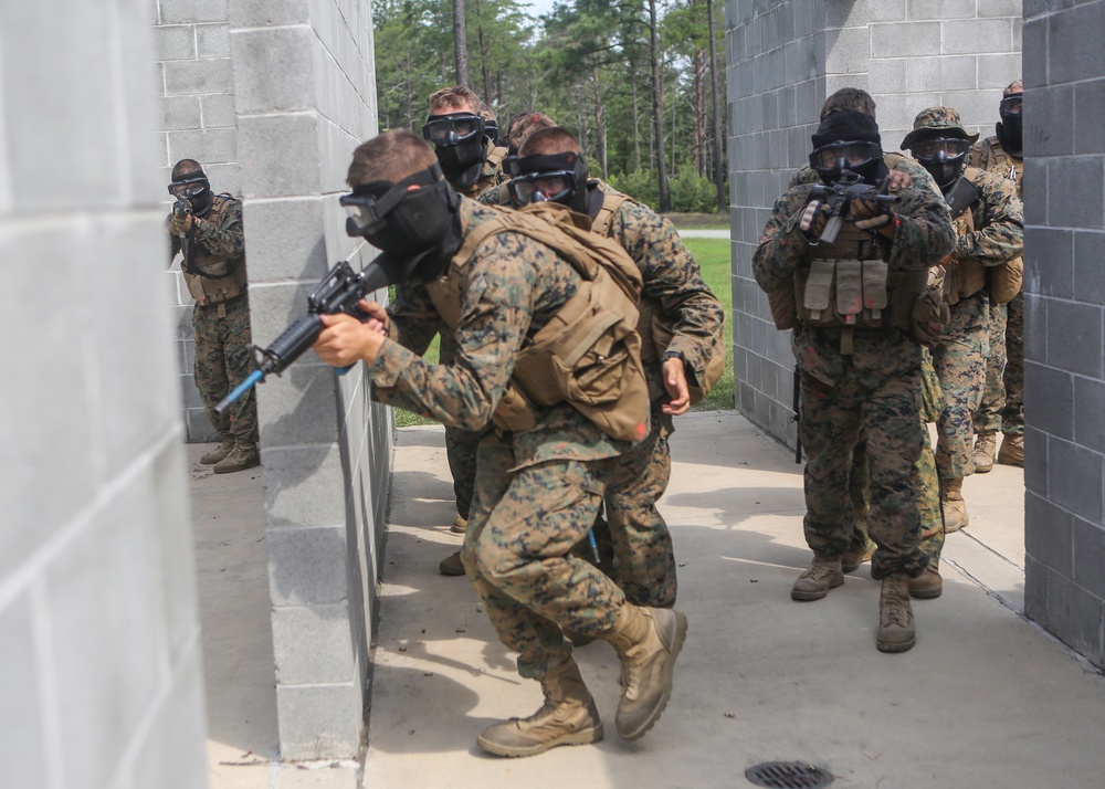 Every Marine an infantryman: Support Co., 2nd CEB, learns basics of urban assaults