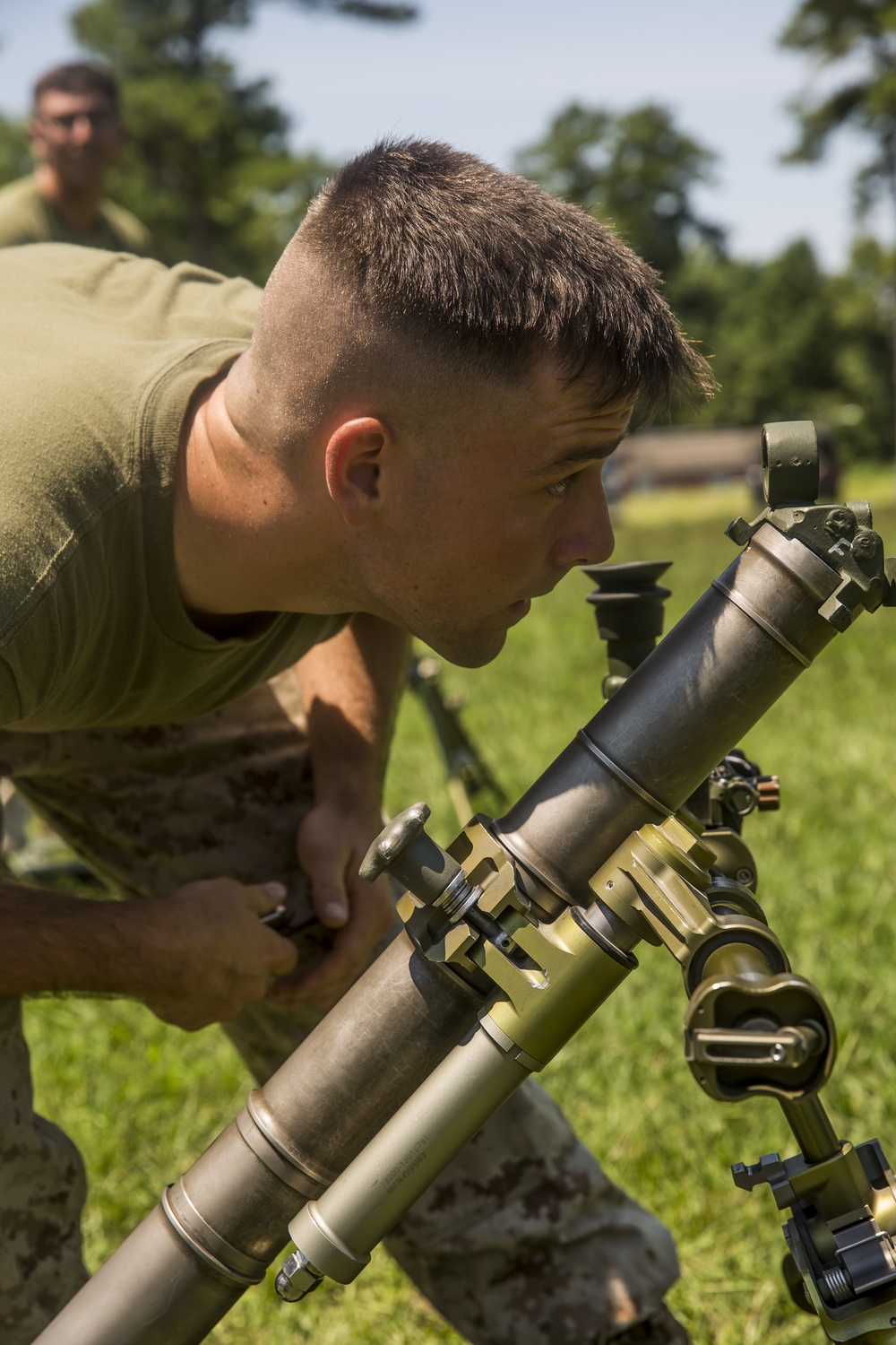 1/8 Marines get back to basics in mortar techniques