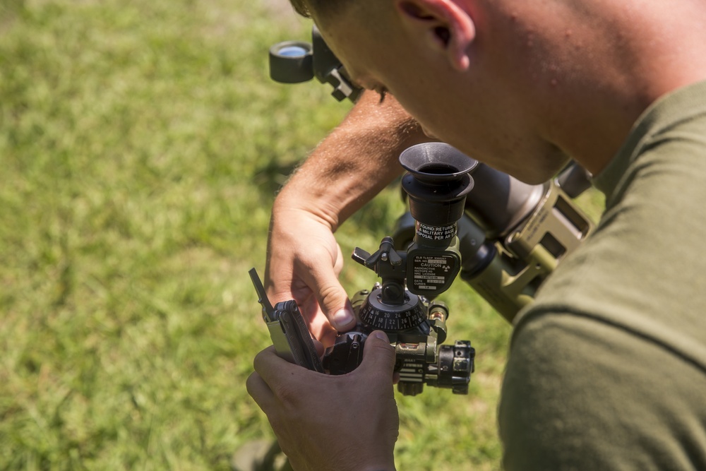 1/8 Marines get back to basics in mortar techniques