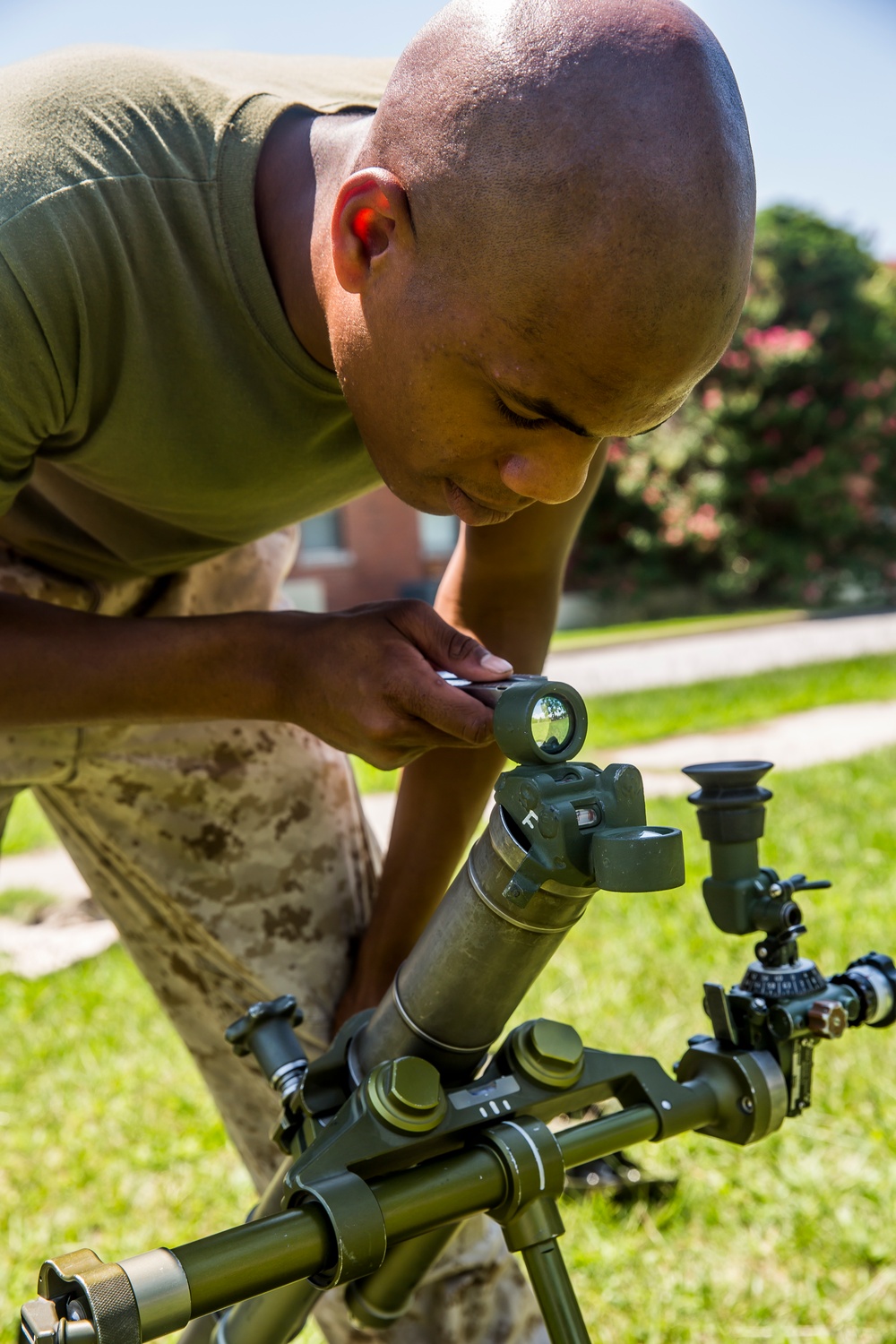 1/8 Marines get back to basics in mortar techniques