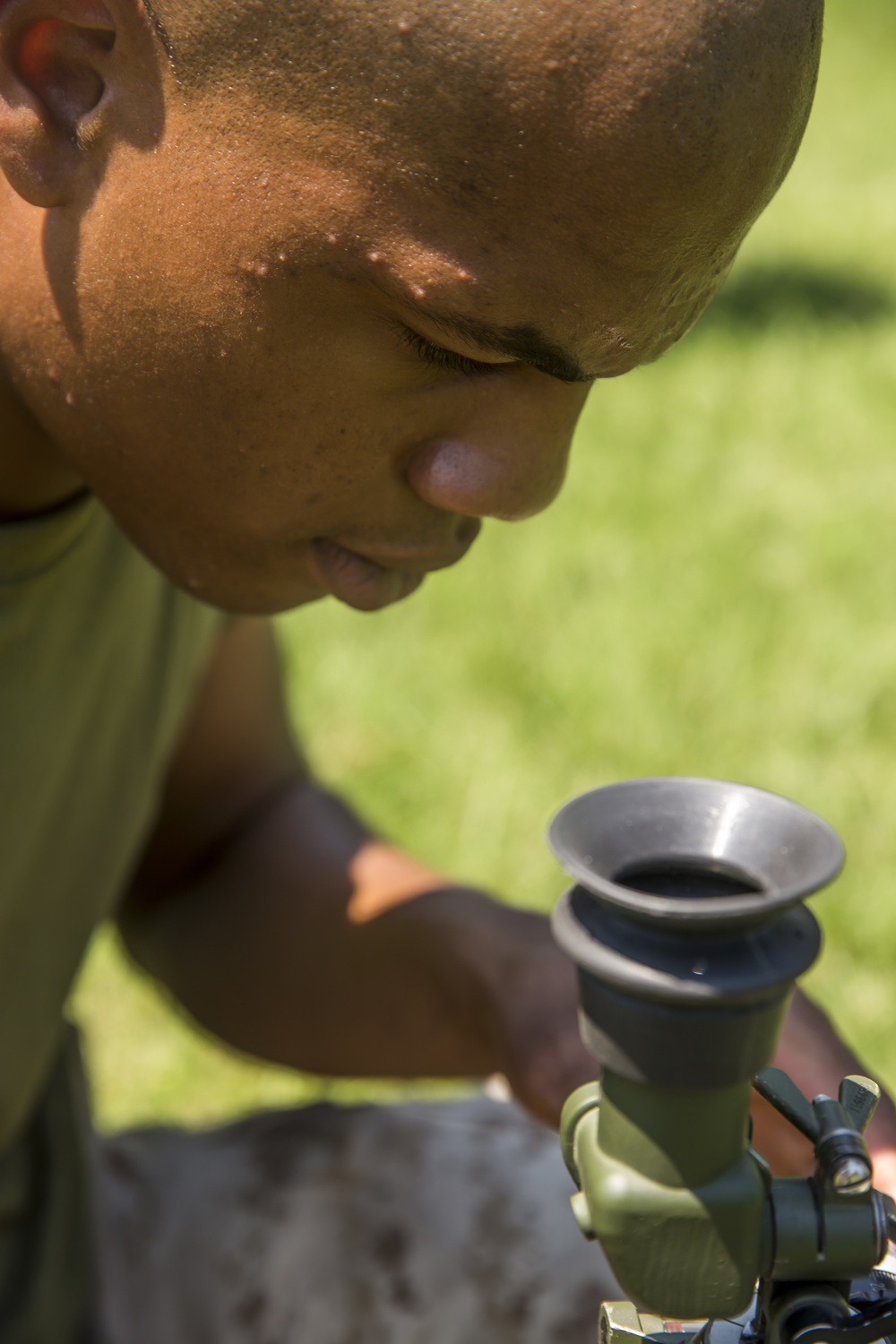 1/8 Marines get back to basics in mortar techniques