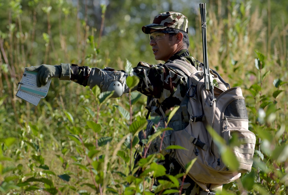 Nepalese Rangers attend US Army Leadership School