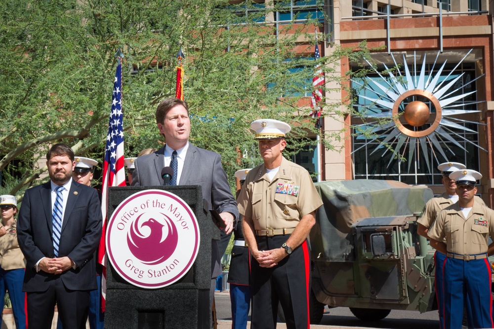 Phoenix Mayor announces Marine Week Phoenix