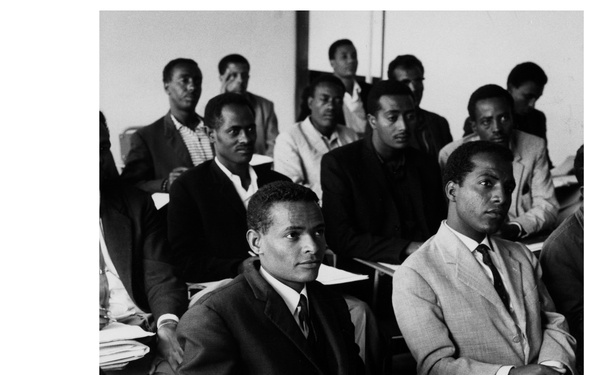 Men in insecticide spraying class