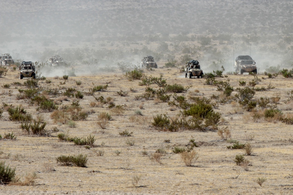 Red Falcons sharpen warfighter skills at the National Training Center