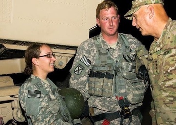 Army's highest-ranking officer recognizes 17th Field Artillery Brigade Soldiers