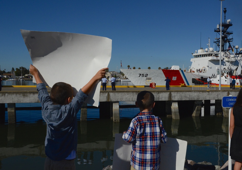 Coast Guard Cutter Stratton returns home