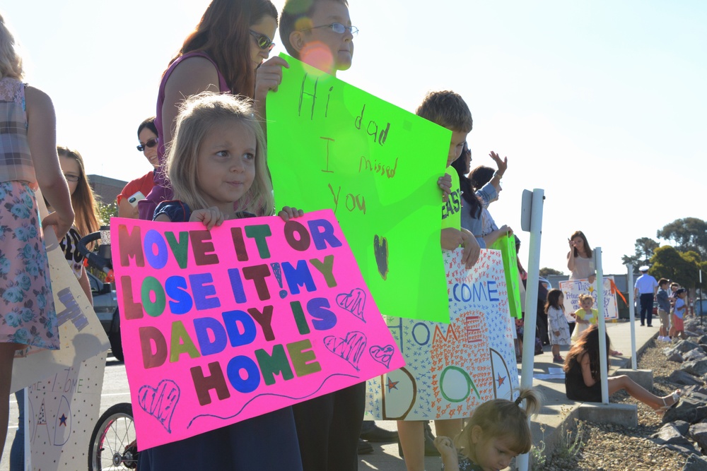 Coast Guard Cutter Stratton returns home